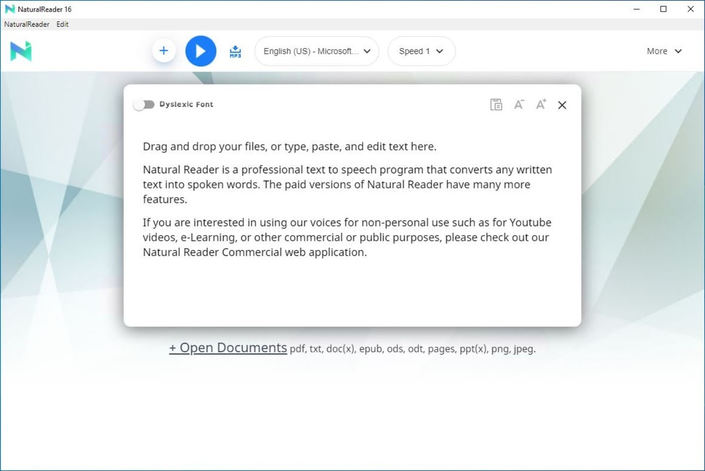 NaturalReader онлайн сервис для генерации текста в озвучку