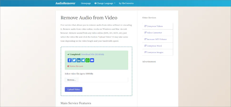Audio Remover