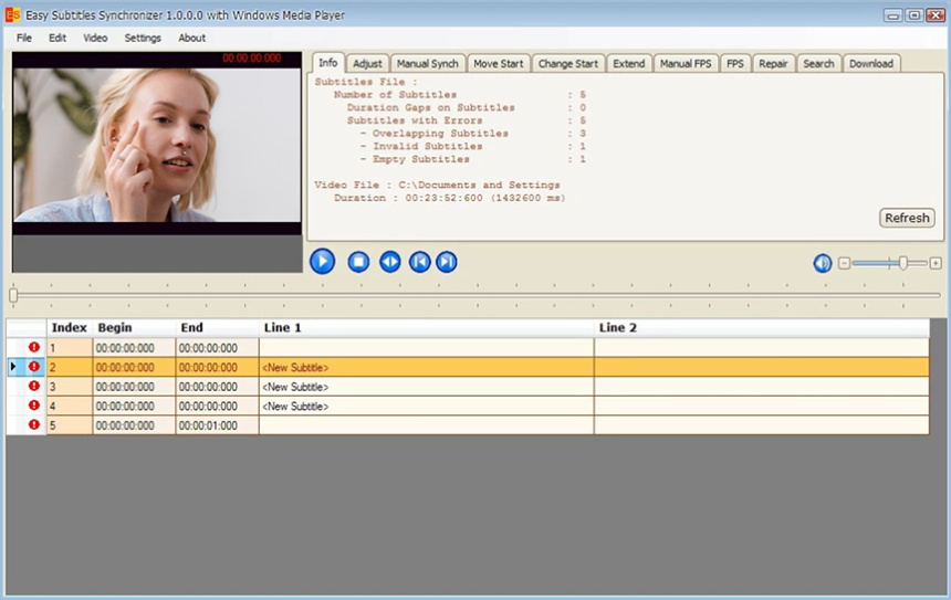 Easy Subtitles Synchronizer