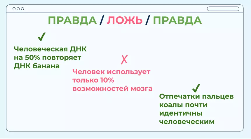игра с правдивыми или ложными утверждениями